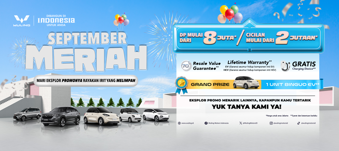 Rayakan September Meriah dengan Penawaran Menarik dari Wuling Rayakan September Meriah dengan Penawaran Menarik dari Wuling