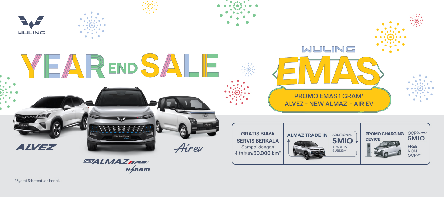 Wuling Year End Sale di Bulan Desember 2023! Wuling Year End Sale di Bulan Desember 2023!