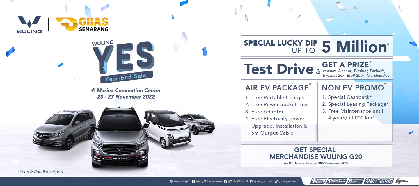 Year-End Sale Wuling di GIIAS Semarang 2022 Year-End Sale Wuling di GIIAS Semarang 2022